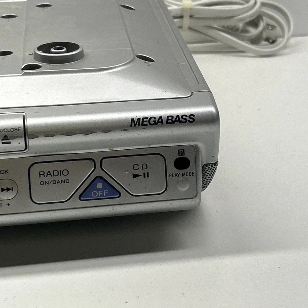 SONY ICF-CD543RM Kitchen Under Cabinet Radio CD Mega Bass No Remote No Hardware